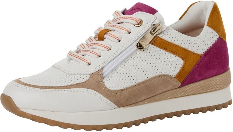 Marco Tozzi - Dames Sneaker - F-breedte - Leer/Synthetisch - Kleur: 166