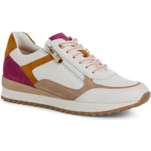 Marco Tozzi - Dames Sneaker - F-breedte - Leer/Synthetisch - Kleur: 166