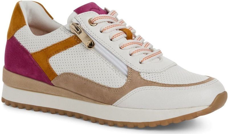 Marco Tozzi - Dames Sneaker - F-breedte - Leer/Synthetisch - Kleur: 166