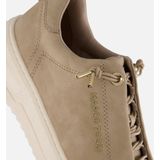 Marco Tozzi Slip-on Sneakers - Vrijetijdsschoen - Wit - Vetersluiting - Plateauhak