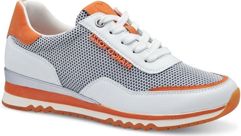 Marco Tozzi - Dames Sneaker - F-breedte - Textiel en Kunststof - Kleur: Zwart