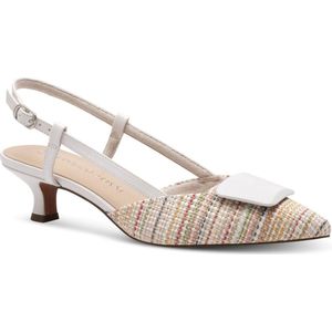 Marco Tozzi - Slingpumps - Zwart - Textiel - F-breedte