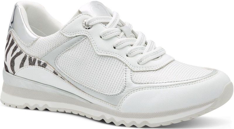 MARCO TOZZI 2-23726-44 Damessneakers - Wit - Veganistisch - Uitneembare Binnenzool