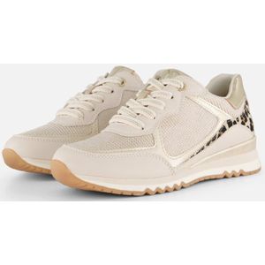 MARCO TOZZI Damessneakers - Crème - Veganistisch - Uitneembare Binnenzool