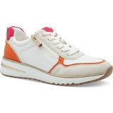 Marco Tozzi - Dames Sneaker - Blauw - Materiaalmix - F-breedte