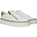 MARCO TOZZI Dames Plateausneaker - Wit - Kam