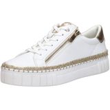 MARCO TOZZI Dames Plateausneaker - Wit - Kam