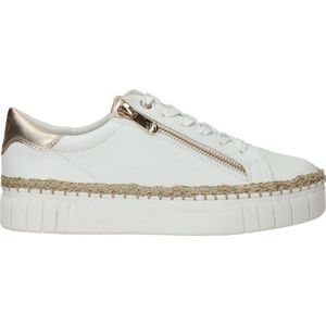MARCO TOZZI Dames Plateausneaker - Wit - Kam