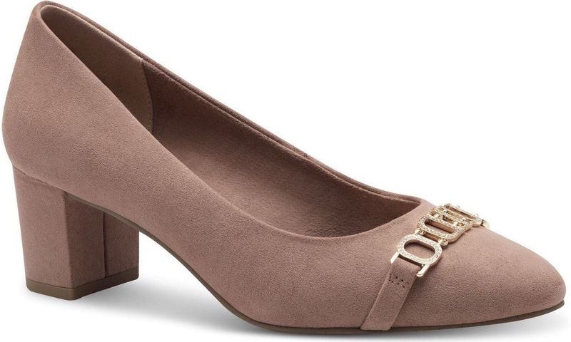 Marco Tozzi - Dames Pumps - Blauw - Textiel - F-breedte