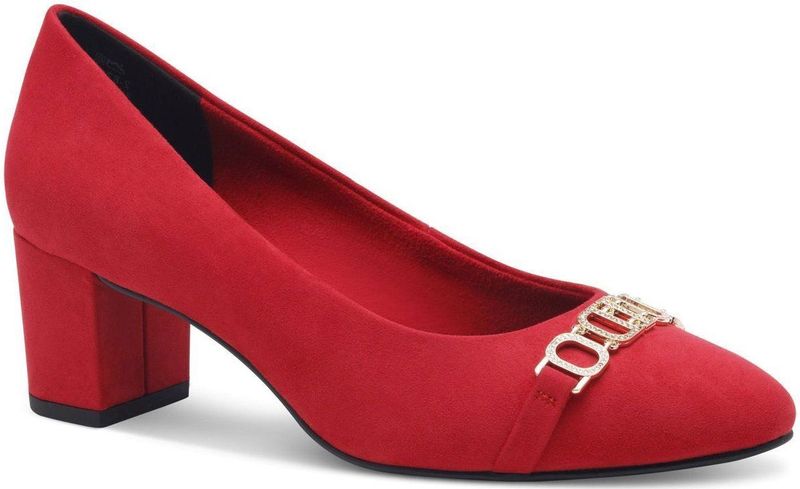 Marco Tozzi - Dames Pumps - Zwart - Textiel