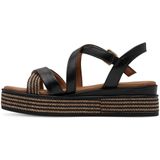 MARCO TOZZI 2-28705-44 Damessandalen - Zwart - Kunstleer