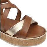 MARCO TOZZI - 2-28705-44 - Damessandalen - Bruin - Leer