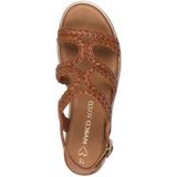 Marco Tozzi - Dames Sandaal - F-breedte - Zwart - Synthetisch