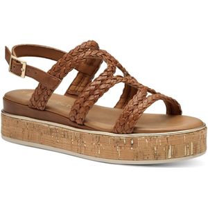 Marco Tozzi - Dames Sandaal - F-breedte - Zwart - Synthetisch