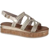 Marco Tozzi - 2-28700-44-940 Sandalen - Metallic - Imitatieleer - Textiel Binnenvoering - Rubber Zool