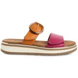 Marco Tozzi - Dames Slipper - Blauw - Leer - F-breedte