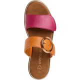 Marco Tozzi - Dames Slipper - Blauw - Leer - F-breedte