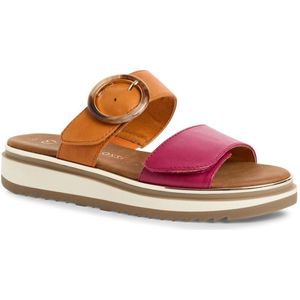 Marco Tozzi - Dames Slipper - Zwart - Leer - F-breedte