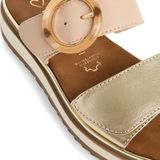 Marco Tozzi - Dames Slipper - Zwart - Leer - F-breedte