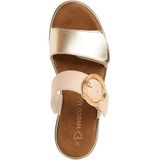 Marco Tozzi - Dames Slipper - Zwart - Leer - F-breedte