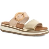 Marco Tozzi - Dames Slipper - Zwart - Leer - F-breedte