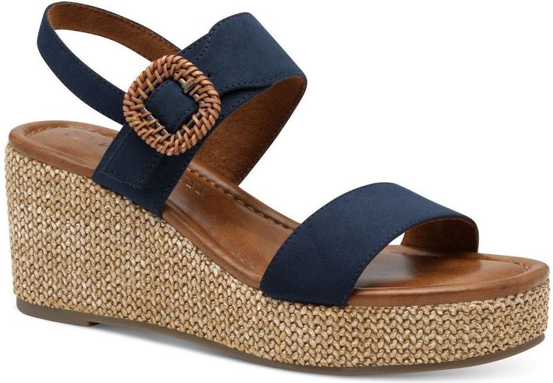 MARCO TOZZI 2-28039-44 Damessandalen - Rood - Zacht Feel Me Voetbed