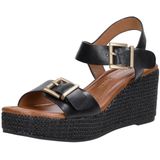 MARCO TOZZI - Keilsandaal - Zwart - Synthetisch materiaal