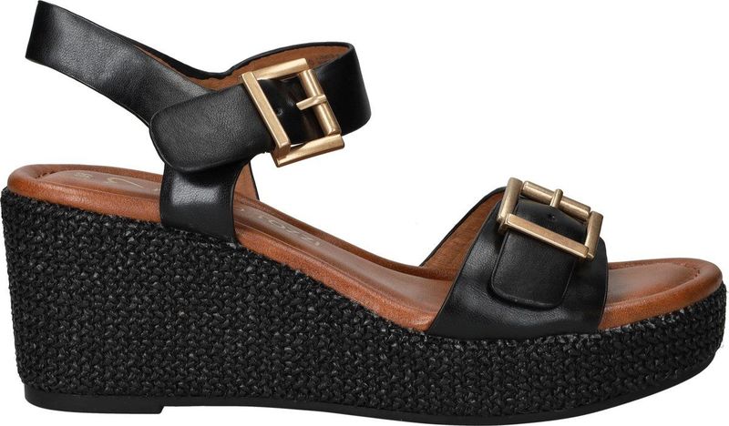 MARCO TOZZI - Keilsandaal - Zwart - Synthetisch materiaal