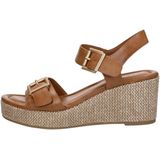 MARCO TOZZI - Keilsandaal - Cognac - Synthetisch Materiaal