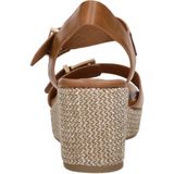 MARCO TOZZI - Keilsandaal - Cognac - Synthetisch Materiaal