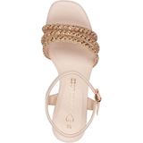 Marco Tozzi - Dames Sandaal - F-breedte - Zwart - Synthetisch