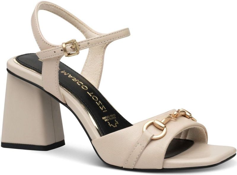 MARCO TOZZI - Marco Tozzi Sandaal - Crème - Leer