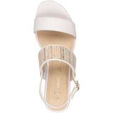 Marco Tozzi - Dames Sandaal - Rood - Textiel/Synthetisch - F-breedte