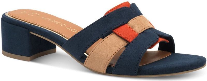 Marco Tozzi - Dames Slipper - Blauw - Textiel - F-breedte