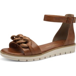 MARCO TOZZI - MT Soft Lining - Dames Sandalen - COGNAC - Synthetisch