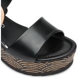 Marco Tozzi - Dames Sandaal - Zwart - Synthetisch - F-breedte