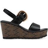 Marco Tozzi - Dames Sandaal - Zwart - Synthetisch - F-breedte