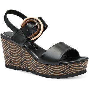 Marco Tozzi - Dames Sandaal - Zwart - Synthetisch - F-breedte