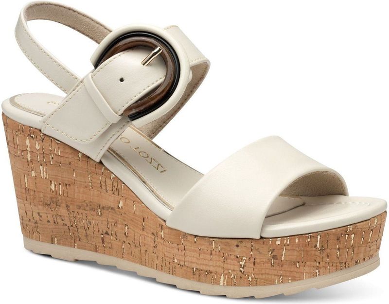 Marco Tozzi - Sandaal - Blauw - Synthetisch - F-breedte