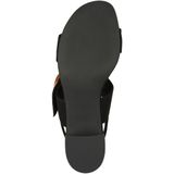 Marco Tozzi - Dames Sandaal - Zwart - Textiel - Klittenbandsluiting