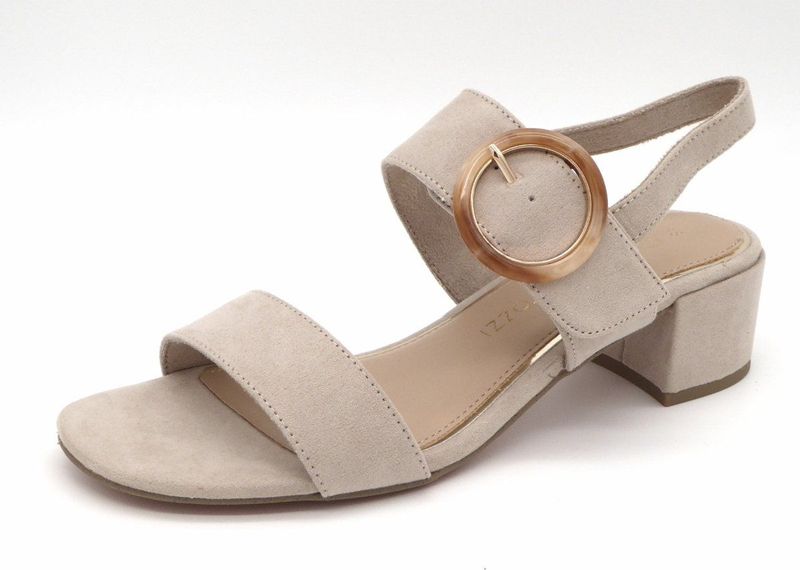 Marco Tozzi - 2-28202-44 - Damessandalen - Beige - Kunstleer