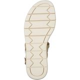 MARCO TOZZI Platte Sandalen - White - Textiel/Synthetisch - Comfortabele Voering