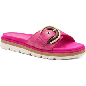 Marco Tozzi - Dames Slipper - Zwart - Synthetisch - F-breedte