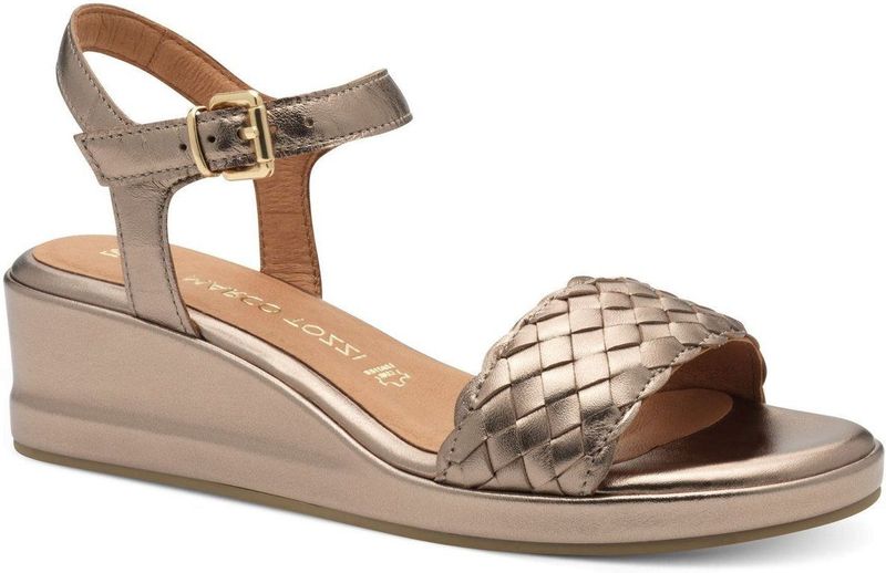 MARCO TOZZI Sandaal 2-28317-44 - Metallic - Leer