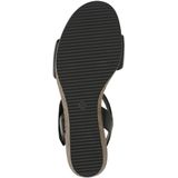 MARCO TOZZI Sandalen - Zwart - Leder - Zachte Feel Me Zool