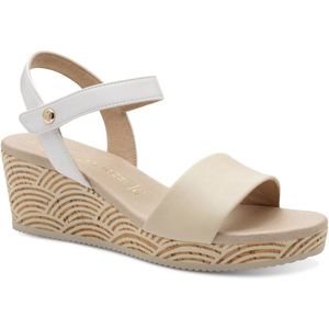 MARCO TOZZI - 2-28326-44 - Sandalen - Taupe - Leer/Synthetisch