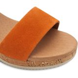 Marco Tozzi - Dames Sandaal - F-breedte - Zwart - Leer/Synthetisch