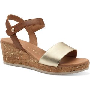 Marco Tozzi - Dames Sandaal - F-breedte - Leer/Synthetisch - Kleur 943