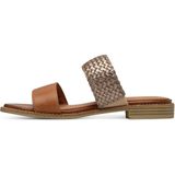 Marco Tozzi - Dames Slipper - Zwart - Leer - F-breedte