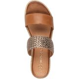 Marco Tozzi - Dames Slipper - Zwart - Leer - F-breedte